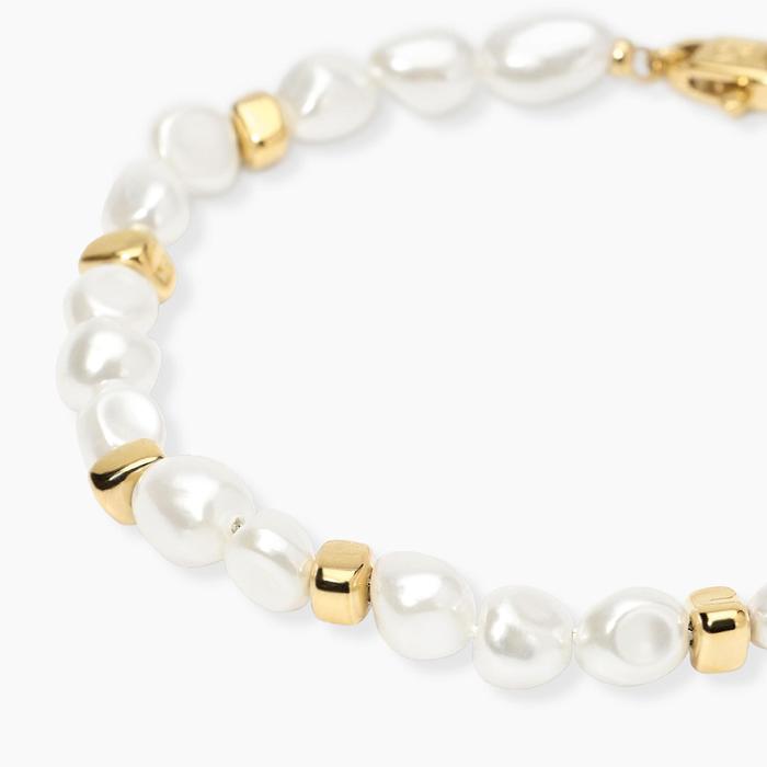 Bracciale dorato con perle conchiglia Style 70