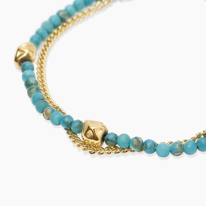 Bracciale regolabile con doppia catena Style 76