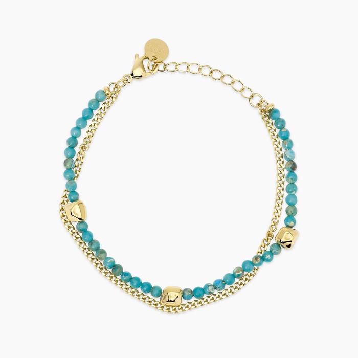 Bracciale regolabile con doppia catena Style 76