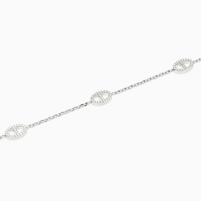 Bracciale regolabile con elementi staffa Style 84