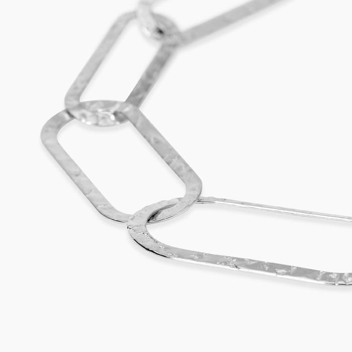 Bracciale con maglie martellate Style 83