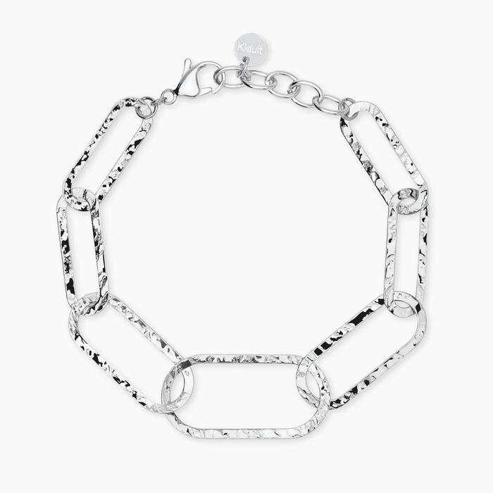Bracciale con maglie martellate Style 83