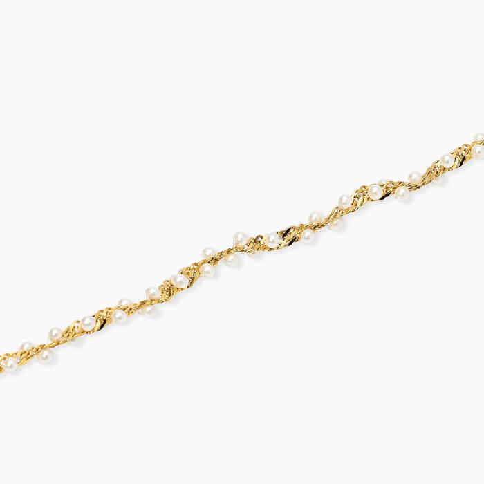 Bracciale dorato con perle conchiglia Style 71