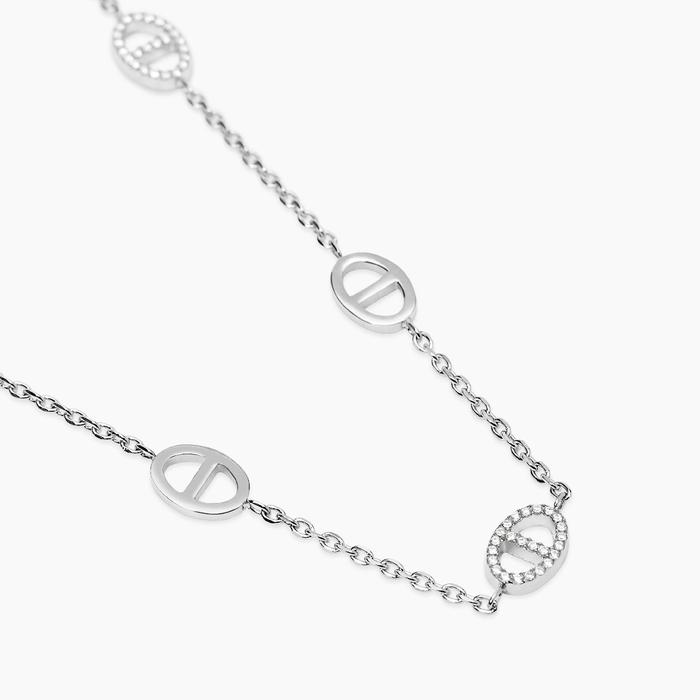 Girocollo con staffe in cristalli Style 84