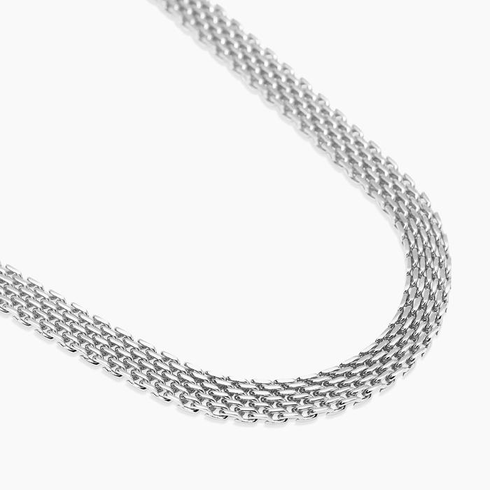 Girocollo regolabile con catena mesh Style 72