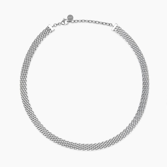 Girocollo regolabile con catena mesh Style 72