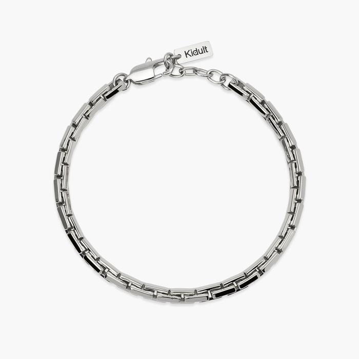 Bracciale in acciaio con catena cardano Style 06