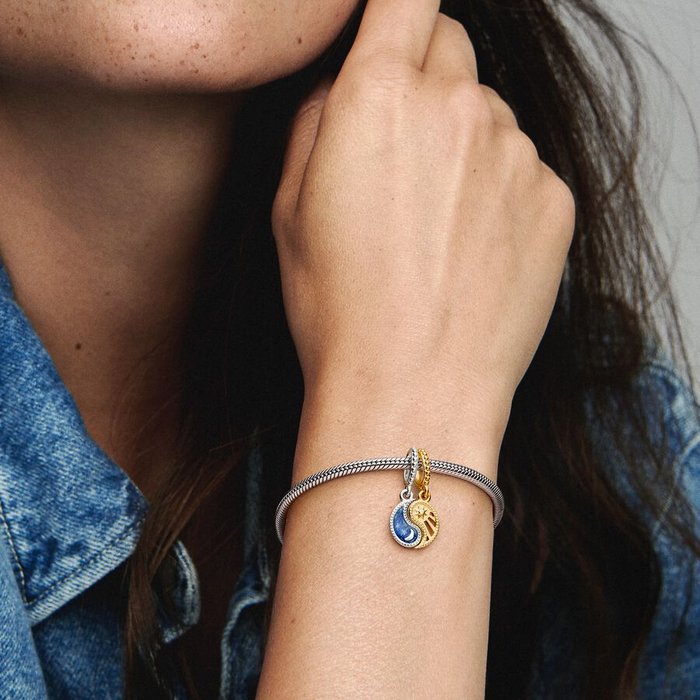Charm Pendente Sole e Luna Divisibile