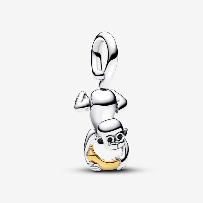 Charm Pendente Scimmietta con Zampe Mobili