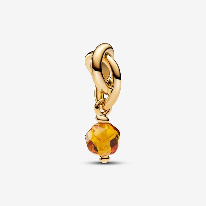 Charm Pendente Cerchio Eterno Miele Novembre