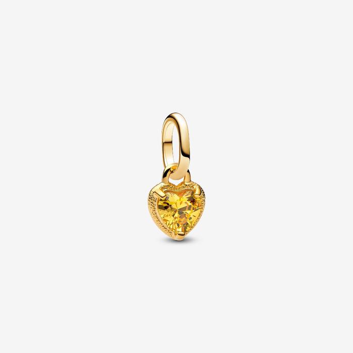 Charm Mini Pendente Gold Chakra Heart Pandora ME