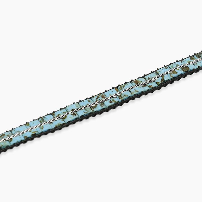 Bracciale in turchese sintetico con cordino Style 31