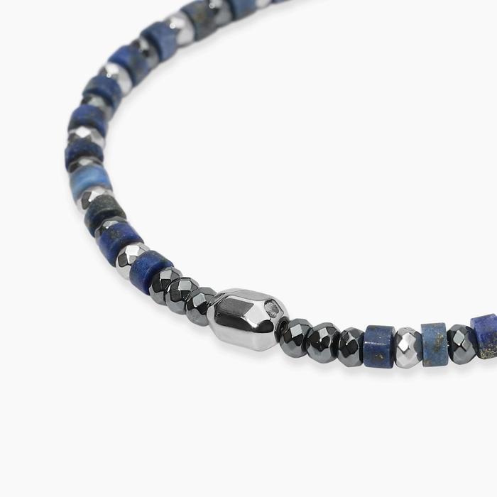 Bracciale regolabile con ematite e lapis Style 40