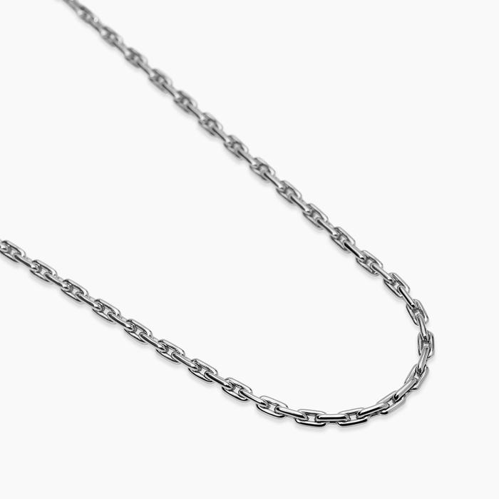 Collana con maglie allungate in acciaio Style 39