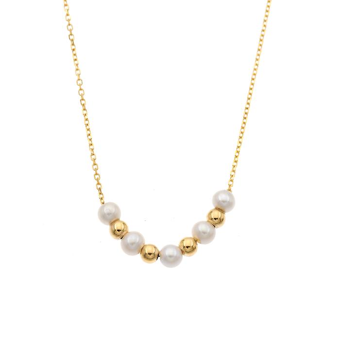 Collana Perla d'Oro Vero