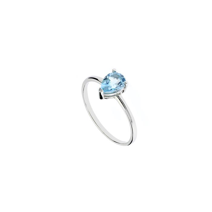 Anello Topazio d'Oro Vero