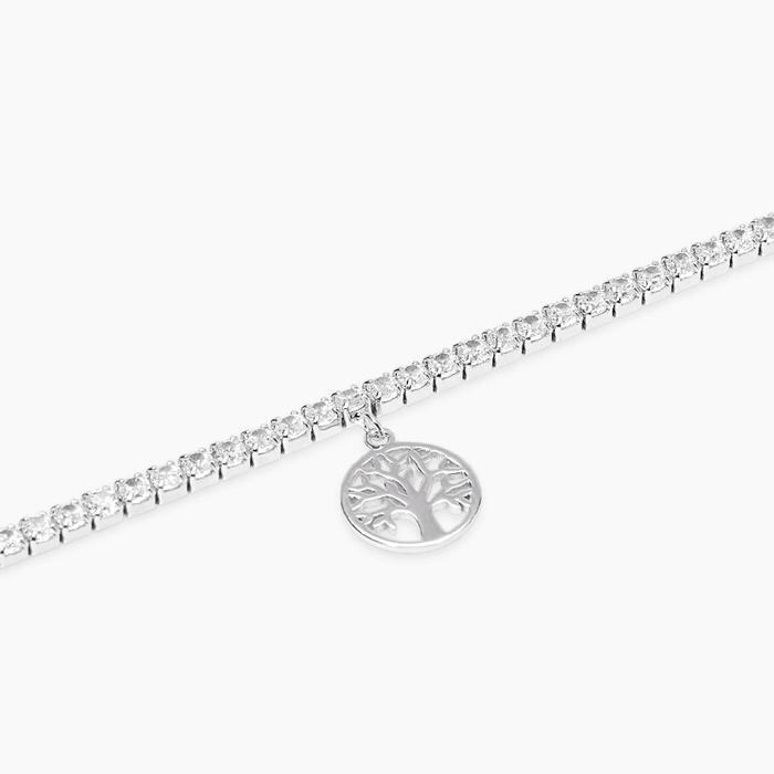 Bracciale tennis con ciondolo albero della vita ALBERO DELLA VITA