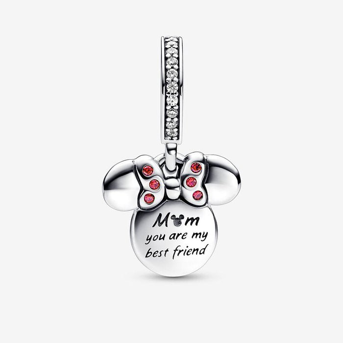 Charm Disney, Minnie, Pendente "Mom you are my best friend"