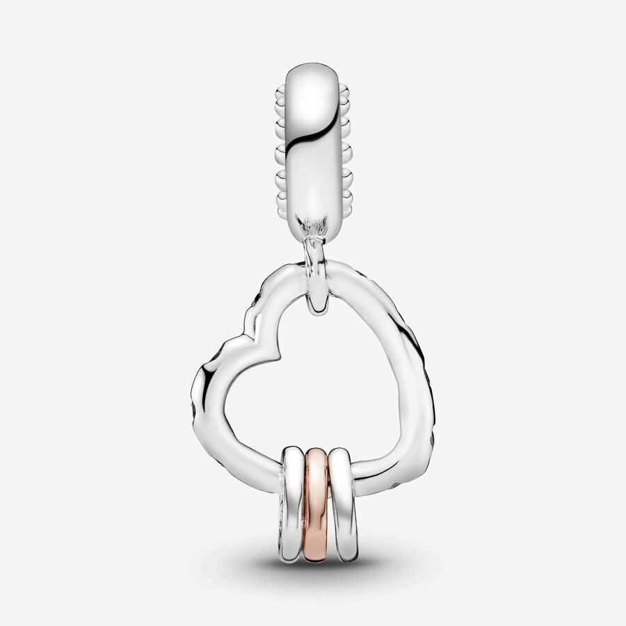 Charm Pendente Unione di Cuori