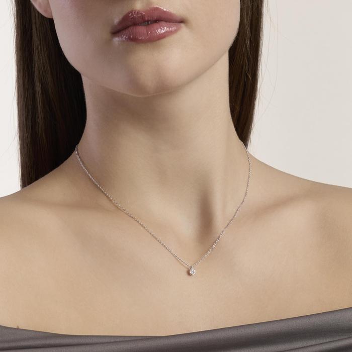 Girocollo punto luce con diamante lab-grown 0,25 carati MY DIAMOND