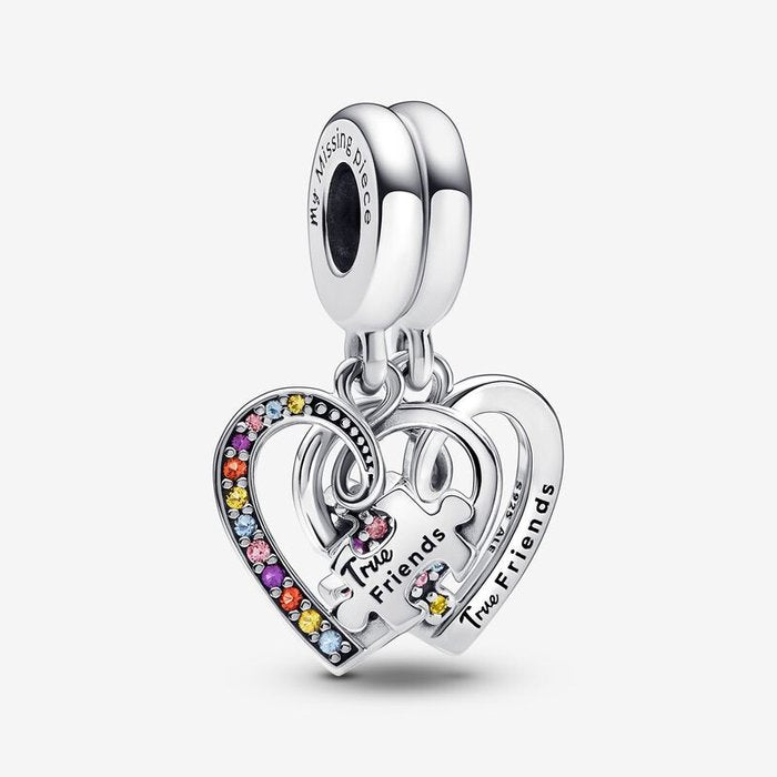 Charm Pendente Puzzle dell'Amicizia Divisibile