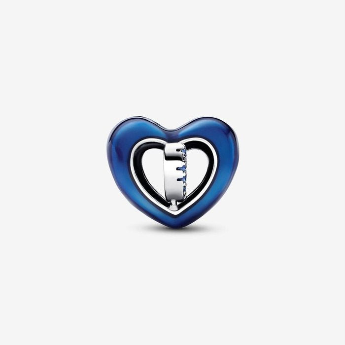 Charm Cuore Blu Girevole