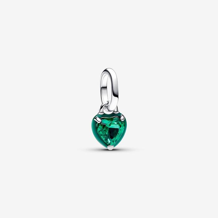 Charm Mini Pendente Green Chakra Heart Pandora ME