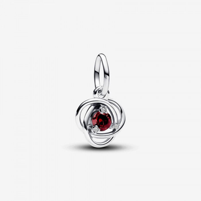 Pendente Cerchio Eterno Rosso Scuro Gennaio