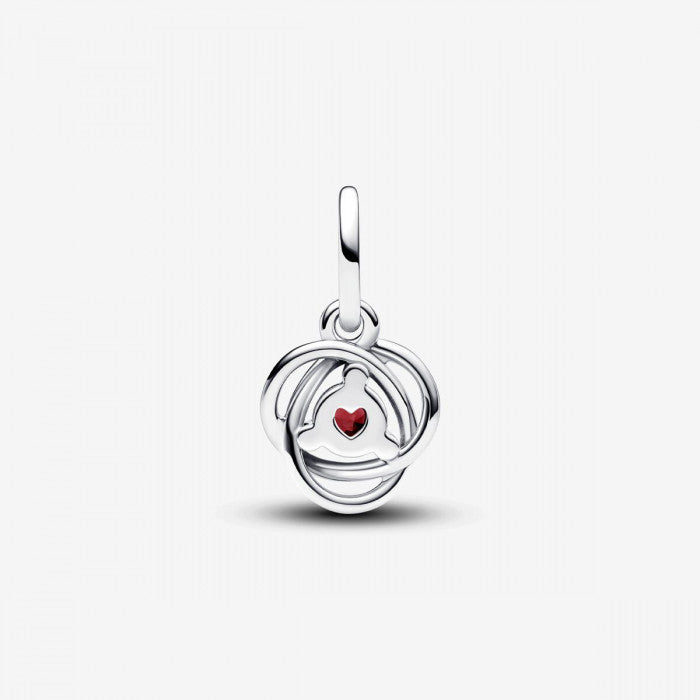 Pendente Cerchio Eterno Rosso Scuro Gennaio