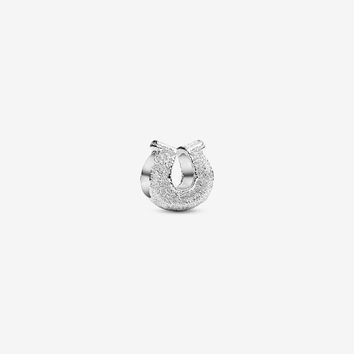 Mini Charm Ferro di cavallo effetto diamantato