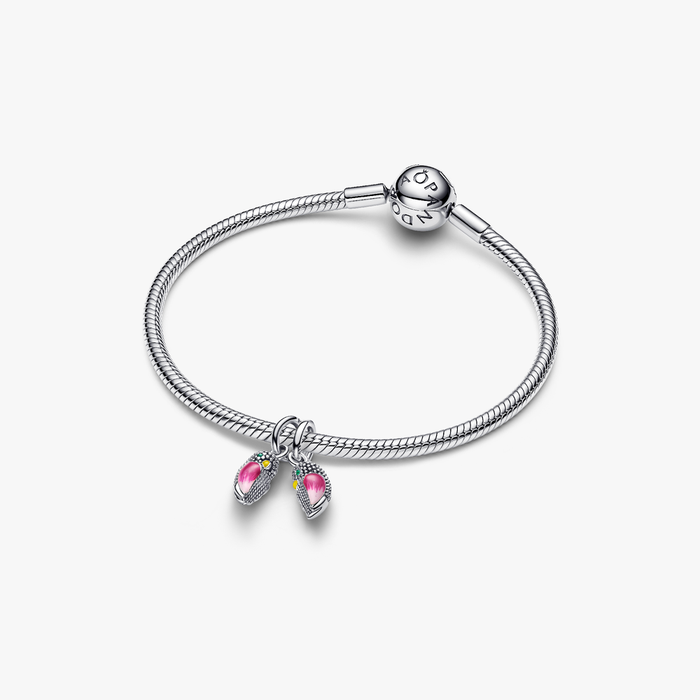Charm Pendente Uccellini Innamorati Divisibile