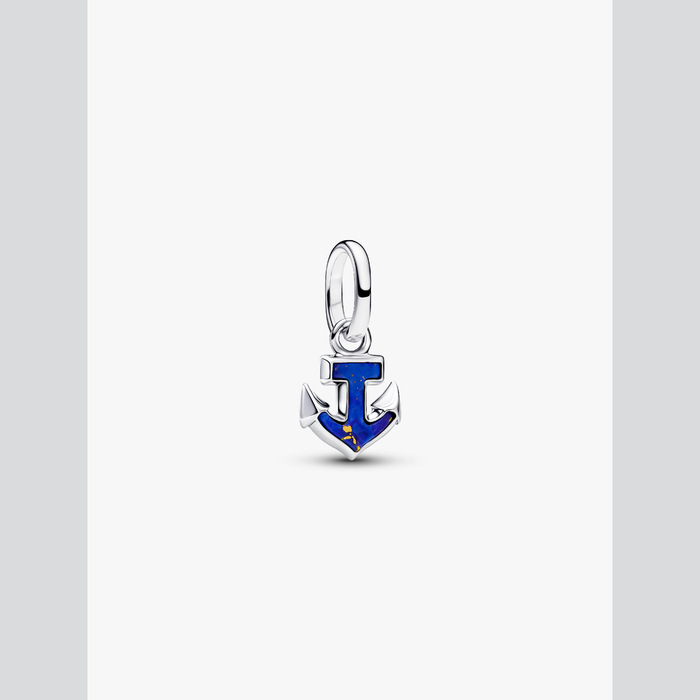 Charm Mini Pendente Ancora Blu Pandora ME