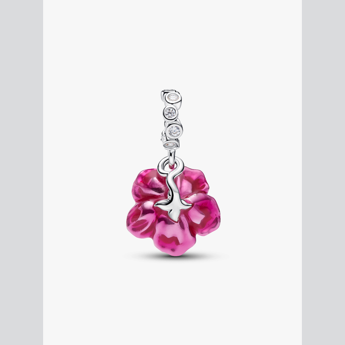 Charm Pendente Fiore di Ibisco