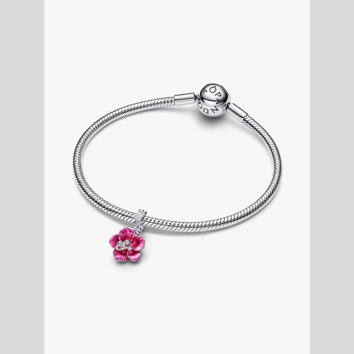 Charm Pendente Fiore di Ibisco