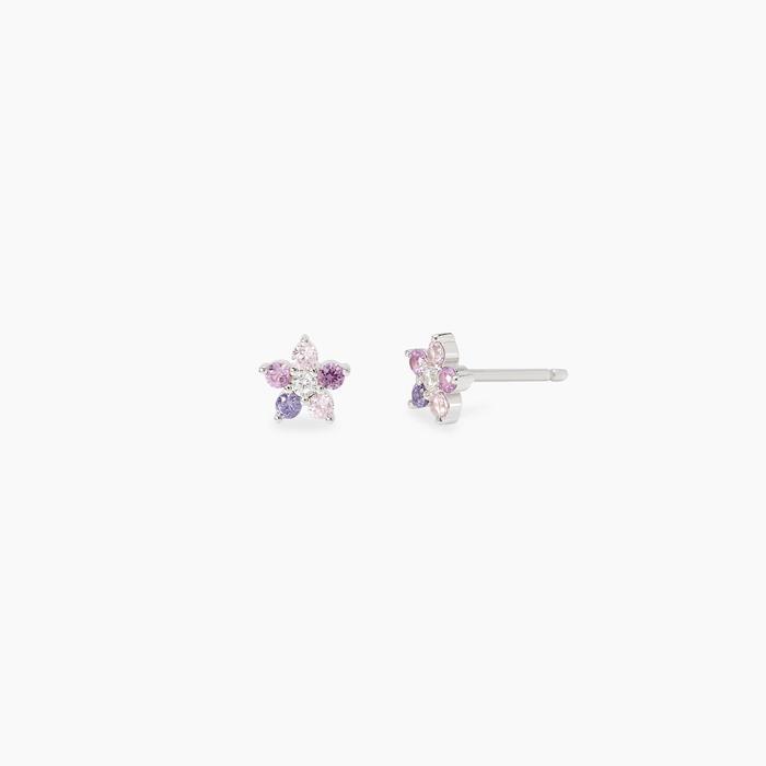 Orecchini bambina con fiori rosa FUN FLOWER