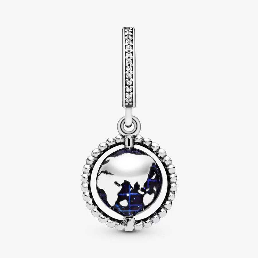 Charm Pendente Globo Girevole