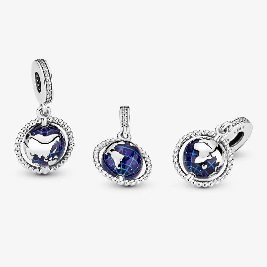 Charm Pendente Globo Girevole