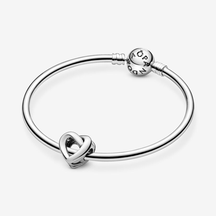 Charm Cuore Intrecciato