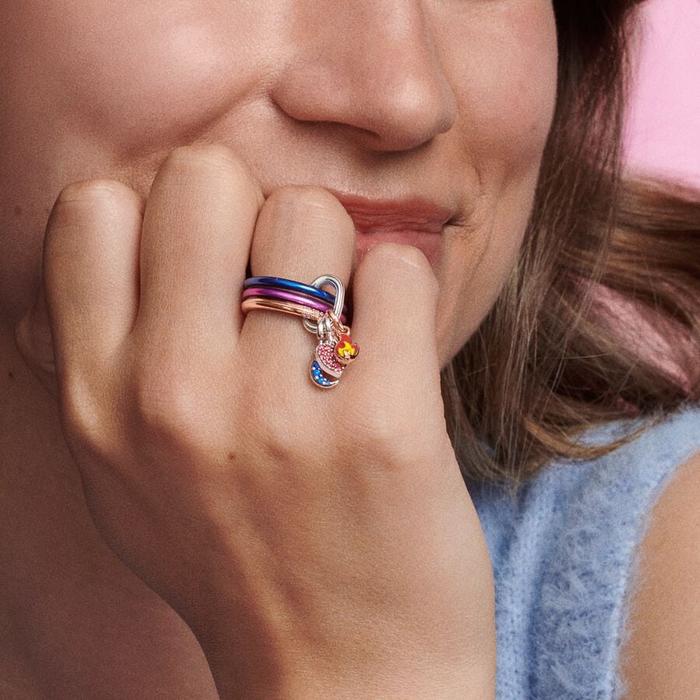 Charm Mini Pendente Luna Blu Pandora ME