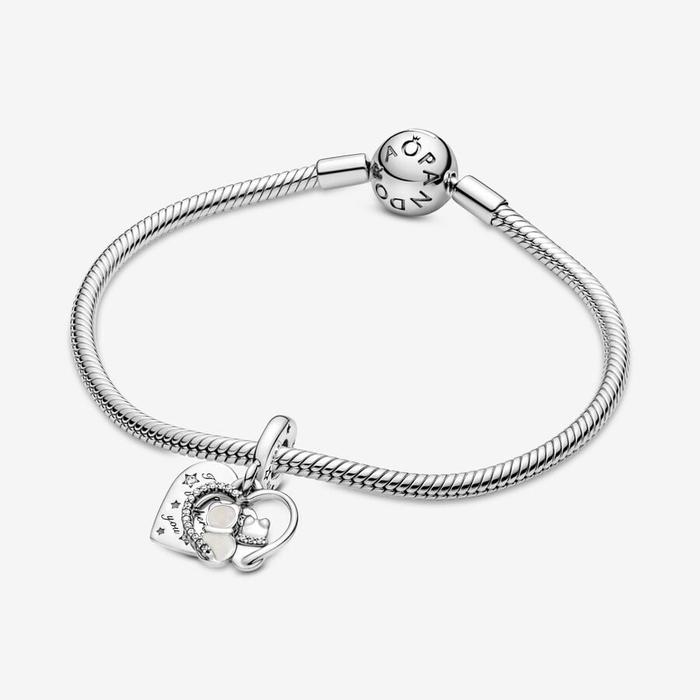 Charm Pendente Gatti e Cuori