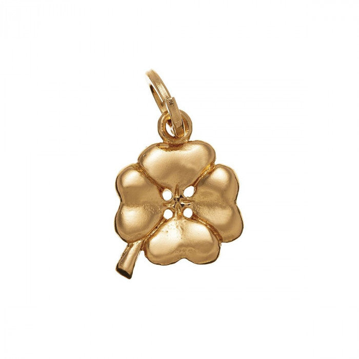 CHARM QUADRIFOGLIO MEDIO DORATO