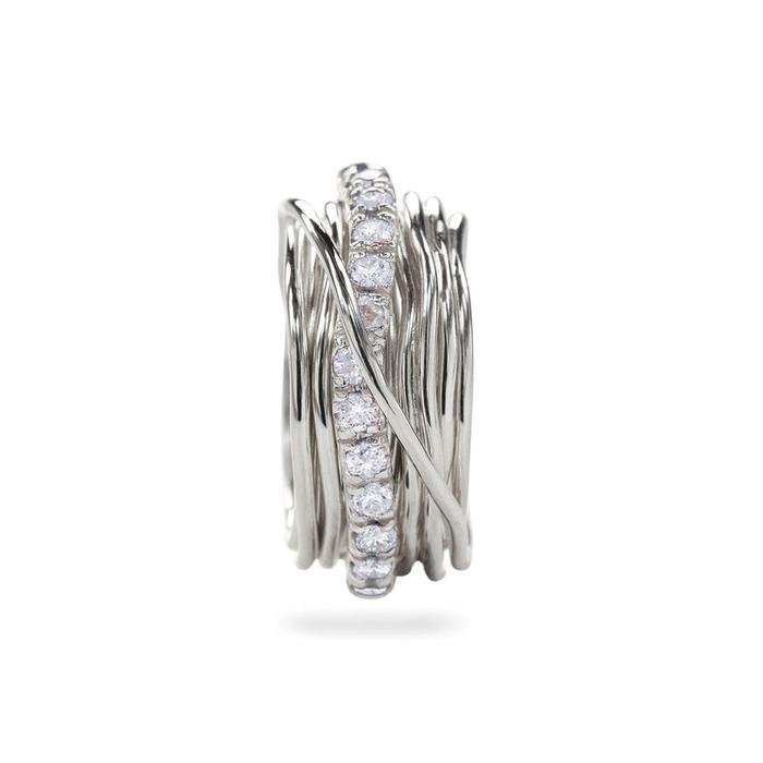 Filodellavita Prezioso 13 fili in Argento 925 e Diamanti Bianchi