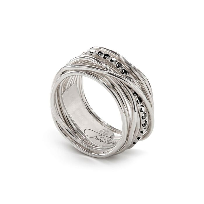 Filodellavita Classic 13 fili in Argento 925 e Diamanti Black