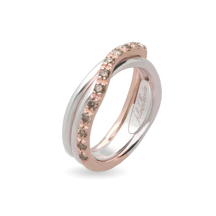 Filodellavita Prezioso e Diamanti Brown da 0.37ct