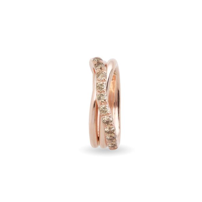 Filodellavita Prezioso 3 fili e Diamanti Brown da 0.80ct