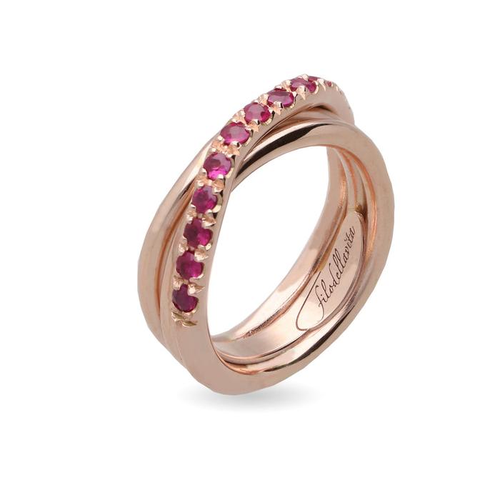 Filodellavita Prezioso 3 fili e Rubini da 0.99ct