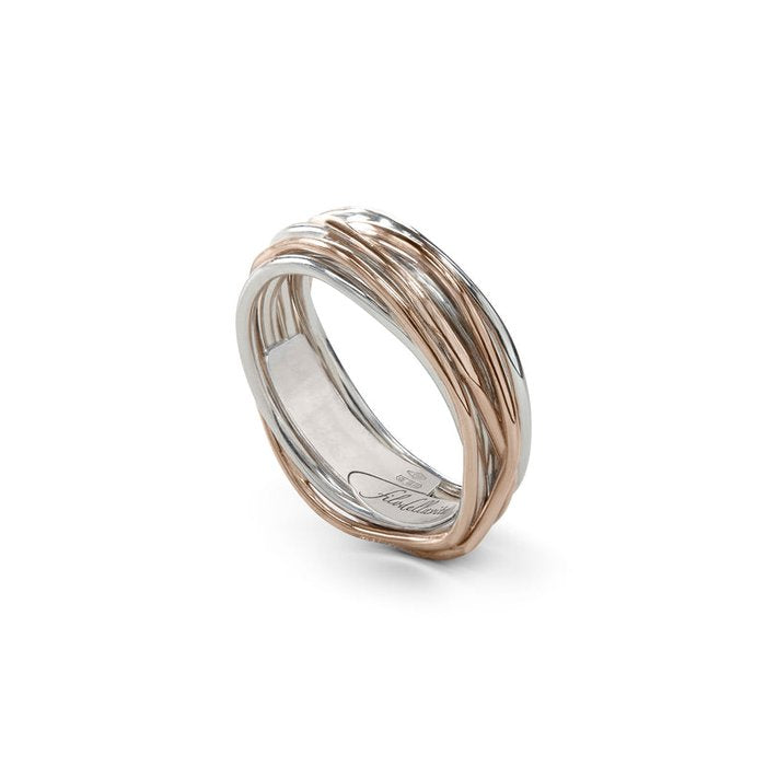 Filodellavita Classic - 7 fili in Oro Rosa 9kt e Argento 925