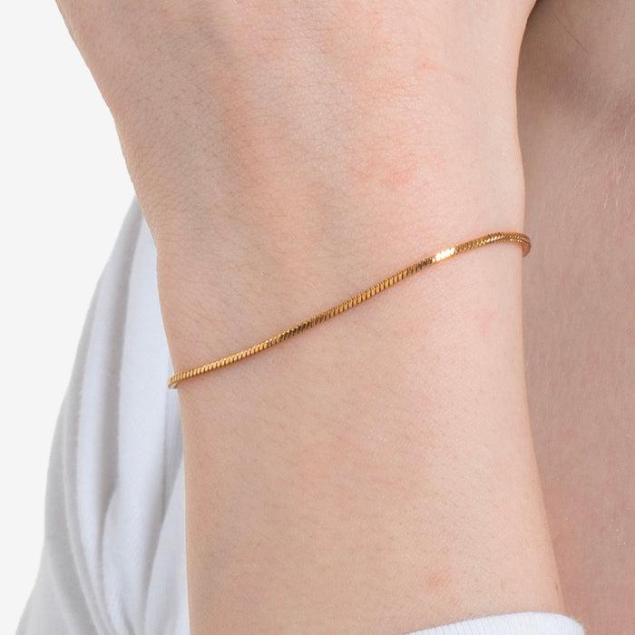BRACCIALE DONNA IN ACCIAIO IP GOLD