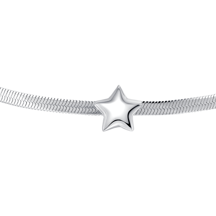 BRACCIALE DONNA IN ACCIAIO CON STELLA