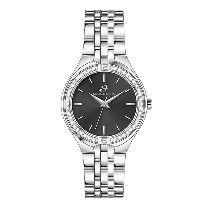 OROLOGIO DONNA IN ACCIAIO QUADRANTE NERO